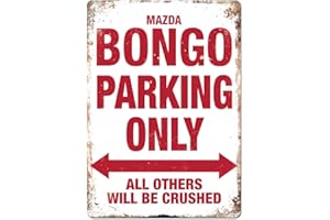 CIRRUS Mazda Bongo stationnement uniquement plaque murale en métal Camper Friendee