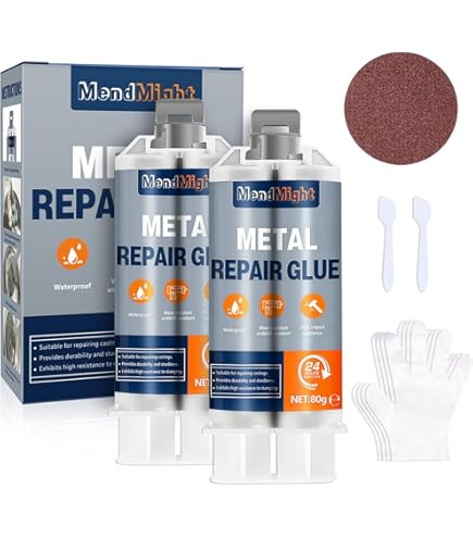 Colla Super Forte Per Metallo - 30g, Adesivo Trasparente Ad Asciugatura Rapida Per Acciaio, Alluminio, Fai Da Te E Riparazioni