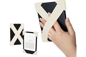 Strapsicle Poignée de main pour Kindles & Kobos – Convient au Paperwhite Gen 11/12 (17,3 cm/17,8 cm), Édition Signature – Colorsoft – Lot de 2 – Grand – Eggnog