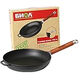 Gusseisen Bratpfanne Ø 24 mit abnehmbarem Griff Induktion