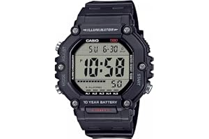 Casio Herr digital kvartsklocka med plastrem AE-1600H-1AVEF