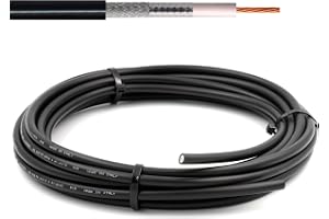 HF400 Flexibel (LMR 400 UF ekvivalent) Koaxialkabel 15m RF koax 50ohm — N Typ SMA BNC TNC PL259 kompatibel — för WiFi VHF UHF