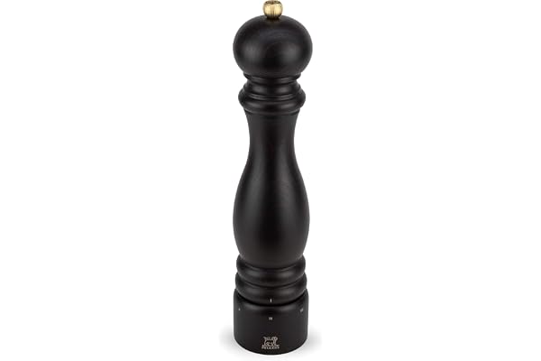 PEUGEOT - Moulin à Poivre Paris u'Select 30 cm - 6 Réglages de Moutures Prédéfinies - En Bois Labellisé PEFC - Fabrication Française - Coloris Chocolat, Noir