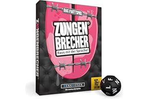DENKRIESEN - Zungenbrecher© – Raus mit der Sprache! | Partyspiel | Ab 16 Jahren | 3-8 Spieler | Lustiges Wortspiel | Kauderwelsch garantiert | Perfekt für Spieleabende und Partys