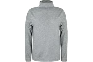 RAGEIT LOTMART Enfants Manches Longues col roulé Uni Haut Basique Garçon Fille Polo Jersey haut