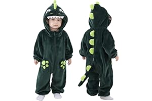 Doladola Combinaison de flanelle pour neutres bébé enfant animaux combinaison pyjama déguisement halloween