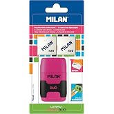 Milan - Blister Sharpening Compact Touch + 2 Erasers 430
