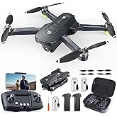 Holy Stone HS175D Drone with 4K Camera pour adultes, quadricoptère RC pliable avec retour automatique GPS, moteur sans balais