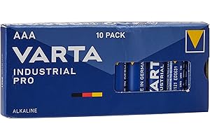 Varta Industrial Batterie Micro LR03 AAA 1.5V, 10er Pack