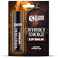Beardo Whisky Smoke Lip Balm for Men, 4g| Moisturizes & Soothes Dry, Cracked & Chapped Lips | Enriched with Vitamin E, Shea Butter & Coffee | Non Glossy | Non Tinted Lip Balm for Dark Lips | Lip Balm for Men