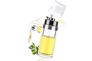 Connextion Ölsprüher 2-in-1,Ölsprüher zum Kochen,Normale Ölsprüher mit Ausgießer in einem,Sprühflasche Öl Küche Olivenölsprüher für Salat, Grillen, Backen in der Küche