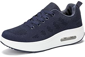 Ahico Zapatillas Adelgazar Mujer Deportivas Balance Zapatos para Correr Ligero Calzado Deportivo Transpirable Gimnasio Fitness Casual Sneakers