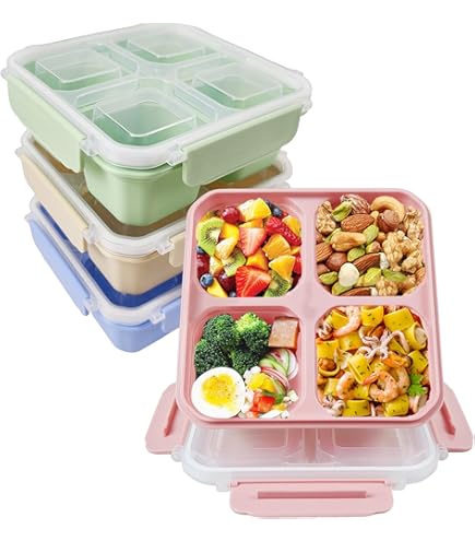 Boîte à Goûter Avec Compartiments - 8 Fourchettes Inox, Passe Lave-vaisselle