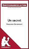 Un secret de Philippe Grimbert: Questionnaire de lecture (French Edition)