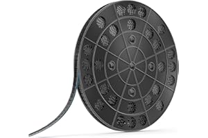 GAsupply GASBWF 6KG Rotolo di Pesi per Ruote | Pesi Equilibratura | Barre Autoadesive 1200 * 5g | Zincate e Rivestite in Plastica