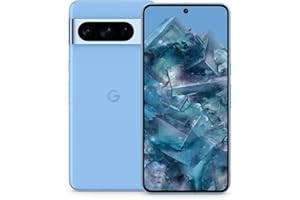 Google Pixel 8 Pro – Smartphone Android débloqué avec téléobjectif, 24 Heures d'autonomie et écran Super Actua– Bleu Azur, 128GB