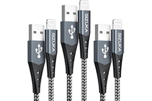 SIZUKA Kabel do ładowania iPhone'a Kabel Lightning iPhone Szybka ładowarka kabel nylonowy pleciony przewód do ładowania iPhone 13 12 11 Pro -1.4M