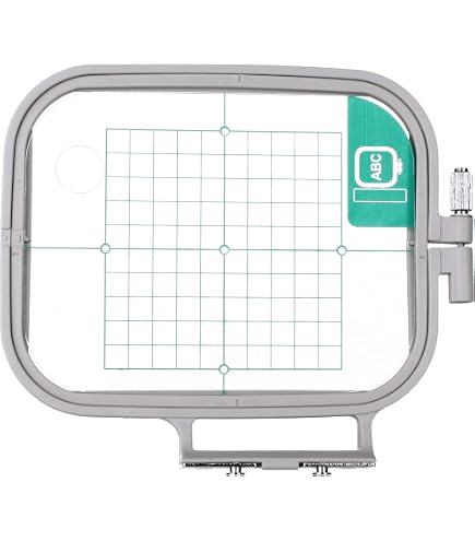 Cerceau à Broder Magnétique Sew Tech JA412M - Compatible Janome MC 500E/550E Et Elna Expressive (200x200 Mm)