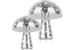 SUNSHINE SMILE Boule à Facettes Disco, Suspendue pour Décoration, Idéale pour Soirées Ambiance Disco, Mariage