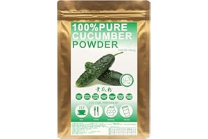 Plant Gift 100% Pure Cucumber Powder 青瓜粉 Polvo natural de pepino, ideal para bebidas, batidos, pasteles y bebidas 100g / 3.25oz