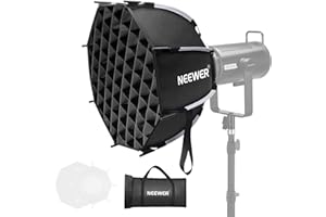 NEEWER Kit boîte à lumière octogonale 45 cm avec diffuseurs de lumière pour Studio de Photographie, Enregistrement vidéo, éclairage en continu, Compatible avec Aputure 120d, Compatible avec Godox