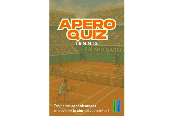 Jeu Apéro Quiz Tennis : 150 questions pour vos soirées entre amis