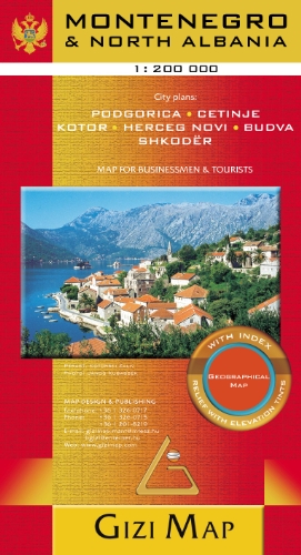 Montenegro - Albania North Geographical 2019 livre