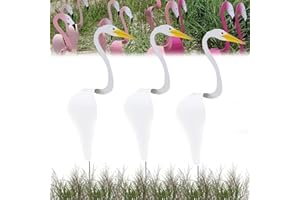CXINLky Uccelli danzanti, fenicottero da giardino, decorazione in metallo, fenicottero, scultura a vento per il giardino, uccelli danzanti per il cortile, fenicottero vorticoso, decorazione da
