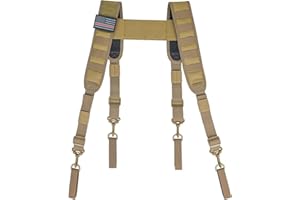 MELOTOUGH Bretelles tactiques pour ceinture militaire Harnais de police Ceinture d'application de la loi