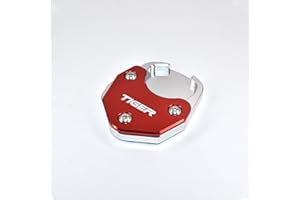 E-SPEEDMTC ESPEEDMTC para Triumph Tiger 660/ Sport 2022 2023 Accesorios de expansión de Lupa de aleación de Aluminio CNC para Lupa de pie de Placa Grande de pie Lateral Mejorado (Rojo)