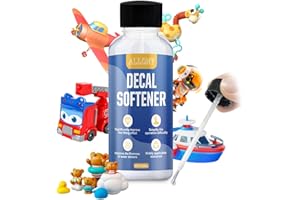 Allony Colle Maquette Plastique, Adhésif pour Decals, Colle pour Maquette, Créez des Décalcomanies Lisses et Sans Plis pour les Modèles Aux Détails Complexes, 50ml