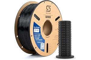 Siraya Tech Flex TPU Air – Filament 3D Flexible à Moussage Actif Léger, Dureté Réglable 65A–82A, Impression Haute Vitesse, Facile à Utiliser, pour Wearables (Noir, 1 kg)