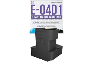 BEST PRINTERS T04D1 Maintenance Box for Epson EcoTank, Workforce and XP Printers | Compatible with ET15000 ET-3750 ET-3760 ET-4750 ET-4760 ET-3850 WF-2860 (T04D100 | E-04D1) | Genuine OEM Part | Easy Replacement