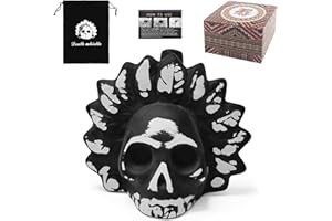 YUSHENGTAI Real Screaming Aztec Death Whistle, fischietto azteco per la morte fino a 125 decibel, urlando aztechi per cerimonie, tradizione, arte sonora (A)