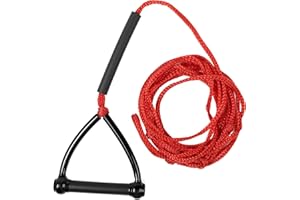 Jranter Corde de ski nautique avec poignée radius et grip EVA