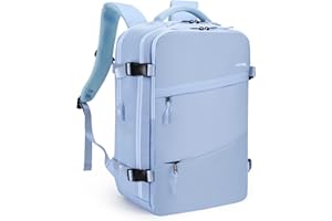 HOMIEE Cabin Bag 45 x 36 x 20 cm Easyjet Underseat Allowance Carry on Backpack, 32L Travel Backpack Rucksack Hand Luggage Casual Daypack, Water Resistant Rucksack Fit 15.6 Inch Laptop