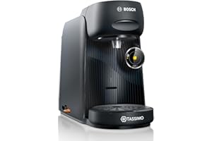 ‎BOSCH Bosch Tassimo finesse friendly Kapselmaschine TAS162E, 70 Getränke, intensiverer Kaffee auf Kopfdruck, Abschaltautomatik, nachhaltig, perfekt dosiert, 1400 W, schwarz/schwarz