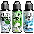 Triple Pack E Liquid - Freeze Pack (Ice Menthol/Triple Mint Sub Zero) 3 x 100ml Premium 0mg (No Nicotine) | 70vg/30pg | Wilder West | Vape Juice | Cloud Chaser | 120ml Shortfill