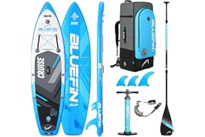 BLUEFIN SUP Bluefin Cruise SUP Gonfiabile Stand Up Paddle Board | Accessori Premium | Taglie Multiple: Bambini, 9'8, 10'4, 10'8, 12', 15'