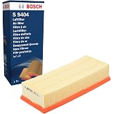 Bosch S9404 Car Air Filter Replacement Filter | Restricts Particles from Air Inlet, Moisture Resistance, with High Tensile St