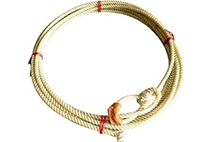 Thor Equine – Lasso per il lavoro in nylon leggero e resistente con rivestimento cerato – pezzo originale americano con una lunghezza di circa 9,15 m (30 feet) e un diametro di 1,1 cm