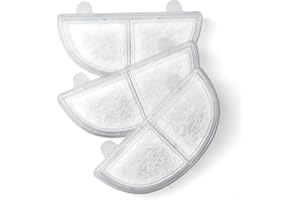 HomeRunPet Trinkbrunnen Filter, 3 STK. Ersatzfilter für Trinkbrunnen für Katzen und Hunde, Weiss
