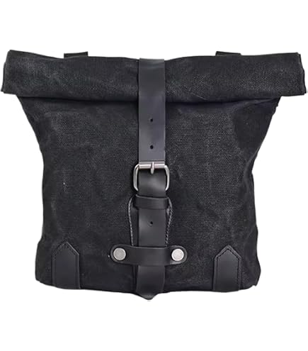 Borsa Laterale KAPPA RB105R Per Moto – 17 Litri, In Nylon Riciclato, Trasformabile In Zaino, Colore Marrone