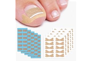 BEZOX 60Pcs Breathable Ingrown Toenail Corrector Patches and 50Pcs Ingrown Toenail Stickers - Professional Ingrown Toe Nail Treatment Tape for Pain Relief and Correction