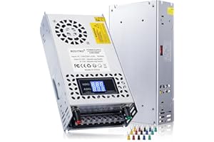 BOSYTRO Fuente de Alimentacion Regulable AC110/220 to DC 0-60V 0-10A 600W Fuente de alimentación Universal Transformadores de Potencia,Para Automatización Industrial,Motor de control de velocidad