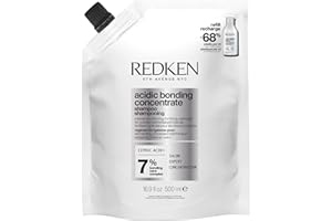 REDKEN - Recharge Shampoing Réparation Profonde pour Cheveux Très Abîmés - Complexe de Soin Bonding À L’Acide Citrique - Sans Sulfates - Acidic Bonding Concentrate - 500ml