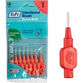 TePe Aray&uuml;z Fır&ccedil;ası, Ekstra Yumuşak, Kırmızı, 0.5mm/ISO 2, 8 adet | Etkili Diş Arası Temizliği, Plak Temizleyici, Hassas Diş 
