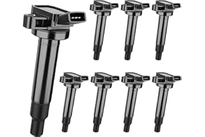 DWVO Ignition Coil Pack Compatible for Toyota 4Runner Tundra SequoiaLand Cruiser, Lexus GS430 SC430 LS430 GX470 LX470 LX570-4.3L 4.7L V8 - Set of 8