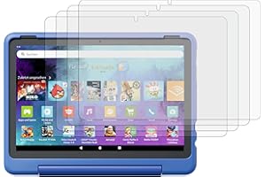 4ProTec | 4x Display-Schutz-Folie KLAR für Amazon Fire HD 10 Kids Pro-Tablet 2023 13. Generation
