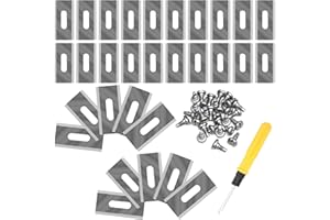 Lame de Rechange en titane ,Lame Pour Tondeuse , Accessoires pour Tondeuse,Lames Tondeuse Gazon,Compatible avec les Lames de Tondeuse Husqvarna, McCulloch, Flymo.Lame Robot Tondeuse(30 pièces)